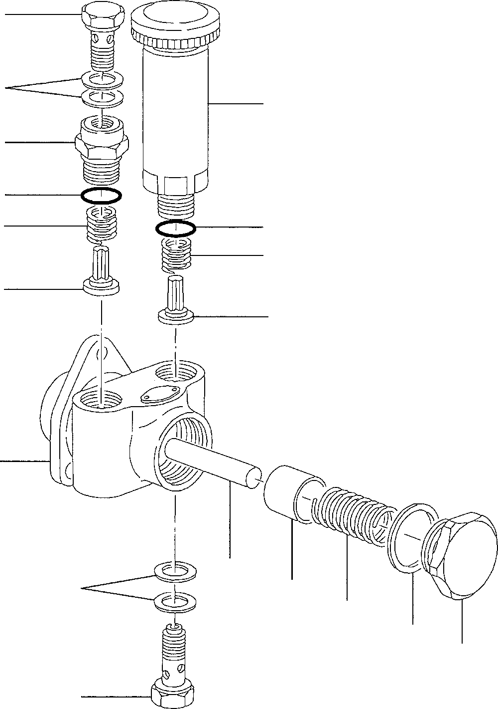 Komatsu parts book diagram for PC75R-2 USA S/N 22E5200001-Up: FEED PUMP