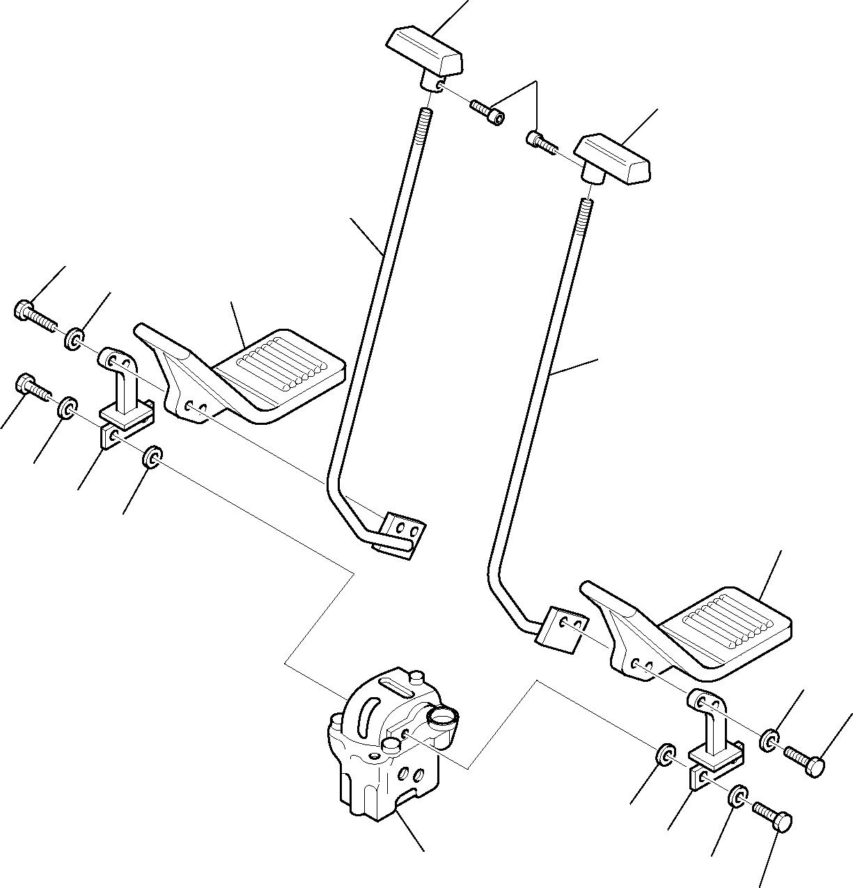 Komatsu parts book diagram for PC75R-2 USA S/N 22E5200001-Up: PPC VALVE (FOR TRAVEL) (1/2)