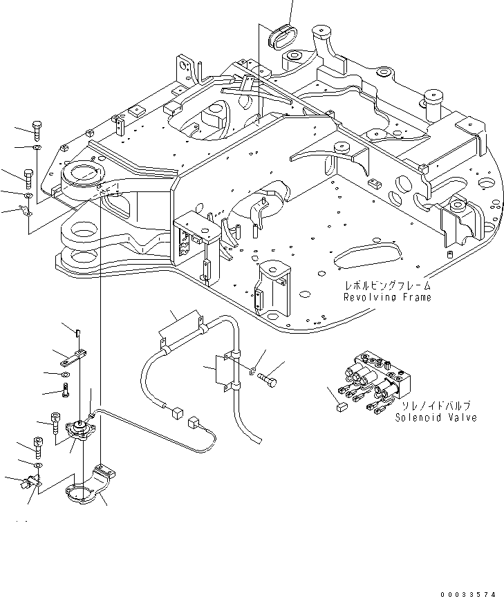 Komatsu parts book diagram for PC78MR-6 S/N 1001-UP (For North America): ELECTRICAL (MAIN HARNESS) (3/3)(#1017-)