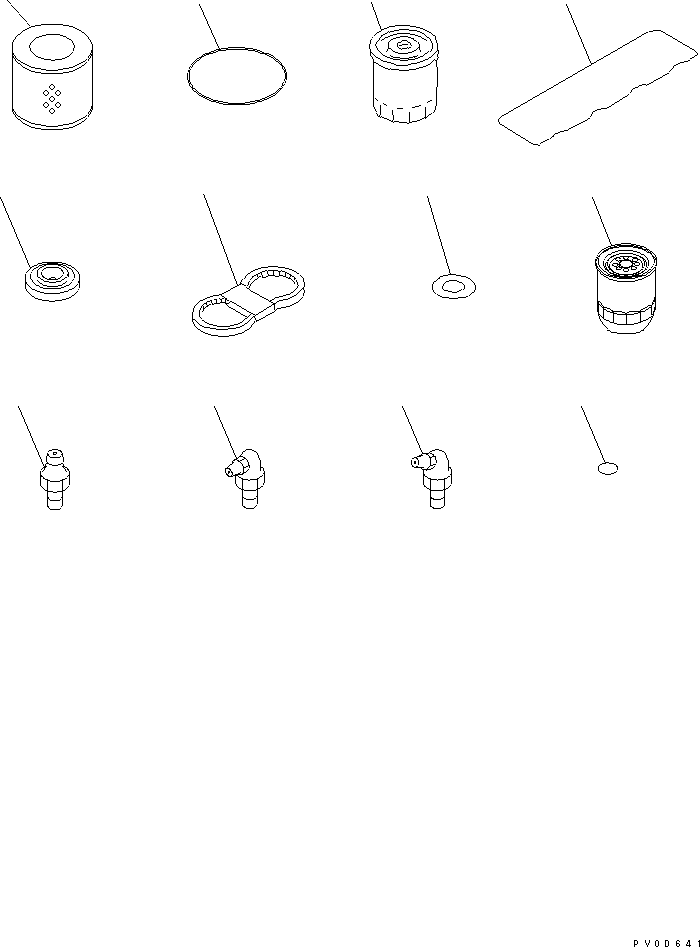 Komatsu parts book diagram for PC78MR-6 S/N 1001-UP (For North America): SPARE PARTS (EXCEPT JAPAN)