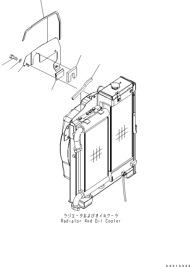 Excavators Komatsu / PC78US-6 S/N 4001-UP(pc78us0r) / COOLING (SEAL PLATE)(#6501-)(060060 : C0100-02A0A)