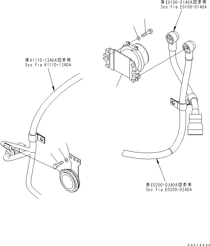 Excavators Komatsu / PC78US-6 S/N 4001-UP(pc78us0r) / ELECTRICAL (HORN AND RELAY)(#6501-)(120110 : E0200-03A0A)