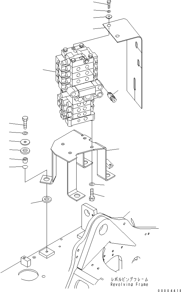 Excavators Komatsu / PC78US-6 S/N 4001-UP(pc78us0r) / MAIN VALVE (WITH  SERVICE VALVE) (BLADE) (FOR SLIDE ARM)(150070 : H0120-01A8)