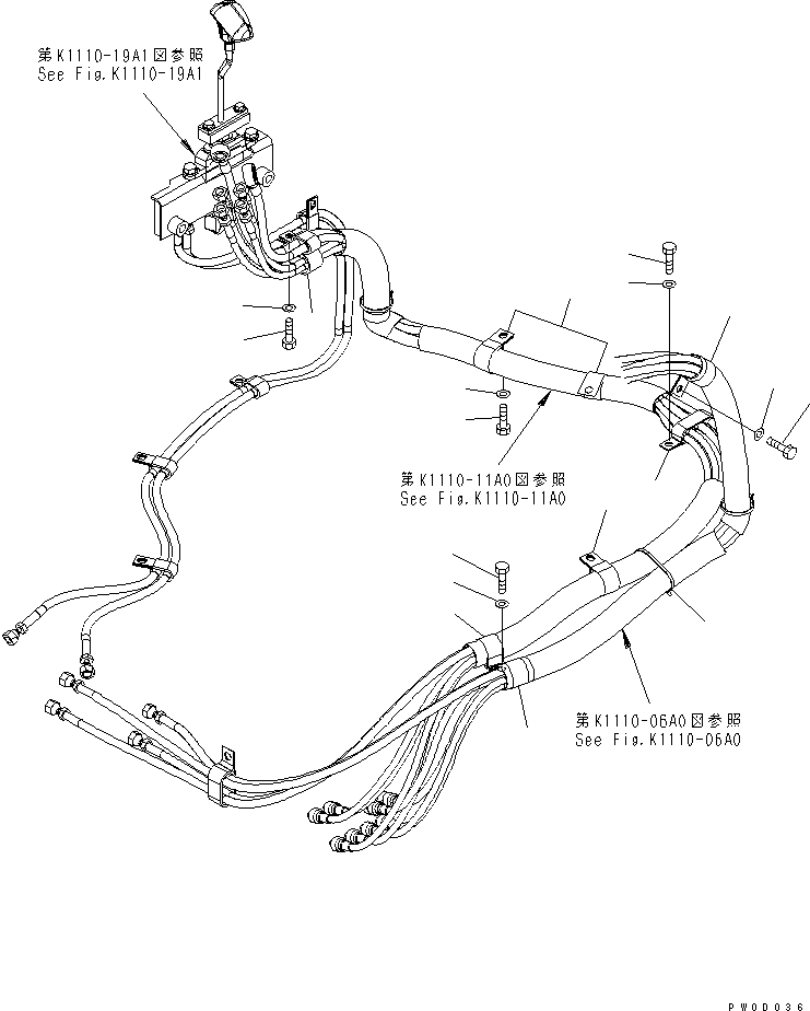 Komatsu parts book diagram for PC78US-6 S/N 4001-UP: FLOOR FRAME (PPC CLAMP) (FOR SLIDE ARM)