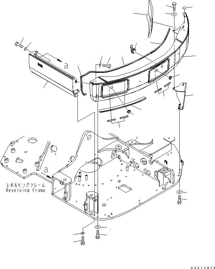 Excavators Komatsu / PC78US-6 S/N 4001-UP(pc78us0r) / LEFT SIDE COVER (YELLOW)(#6501-)(240080 : M1130-01A1A)