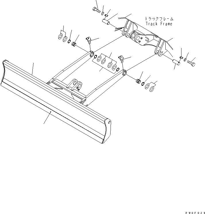 Excavators Komatsu / PC78US-6 S/N 4001-UP(pc78us0r) / BLADE (WIDE BLADE)(360790 : T1710-01A2)