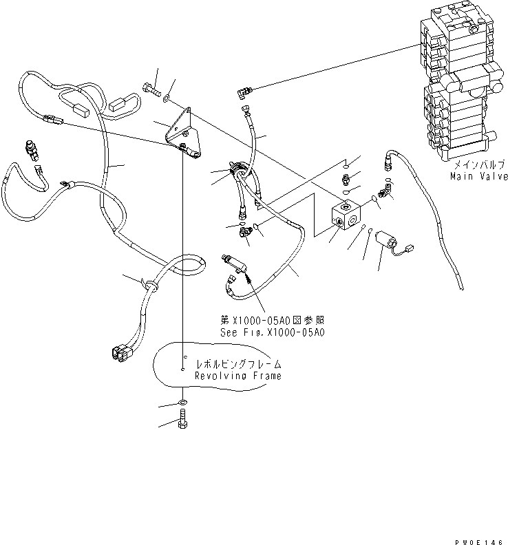 Excavators Komatsu / PC78US-6 S/N 4001-UP(pc78us0r) / ARM CRANE (BUCKET SOLENOID VALVE) (BLUE)(450310 : X1000-09A0)
