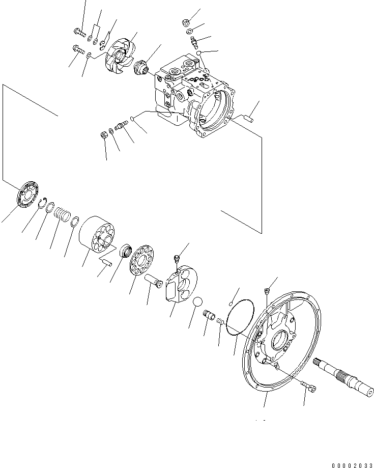 Excavators Komatsu / PC78US-6 S/N 4001-UP(pc78us0r) / MAIN PUMP (2/4)(#4001-5500)(480050 : Y1600-02A0)