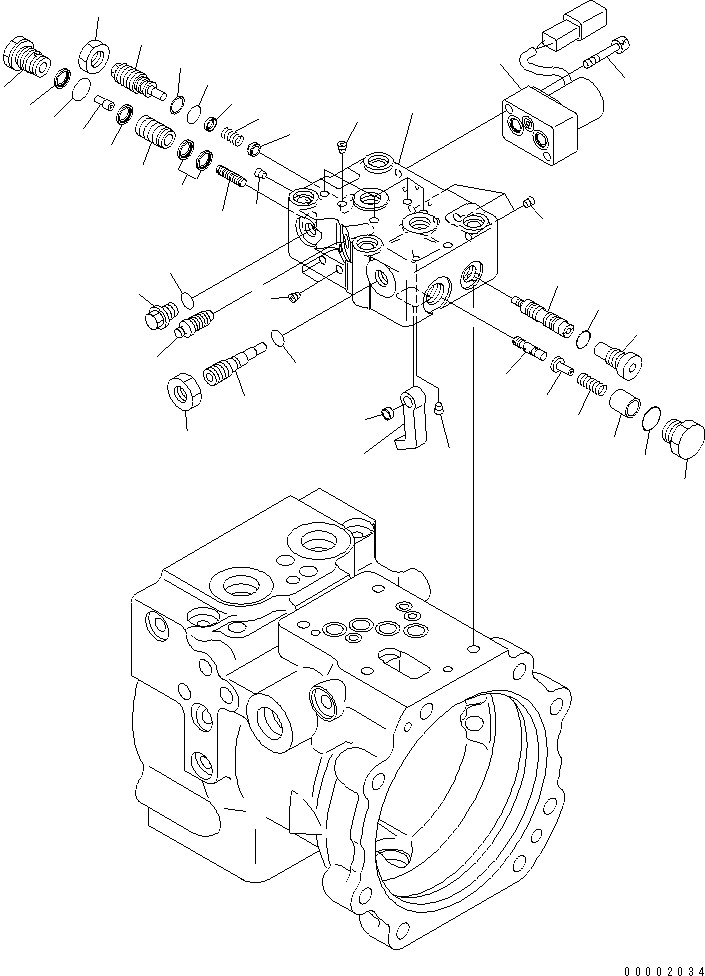 Excavators Komatsu / PC78US-6 S/N 4001-UP(pc78us0r) / MAIN PUMP (3/4)(#4001-5500)(480070 : Y1600-03A0)