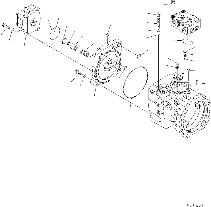 Excavators Komatsu / PC78US-6 S/N 4001-UP(pc78us0r) / MAIN PUMP (4/4)(#4001-5500)(480090 : Y1600-04A0)