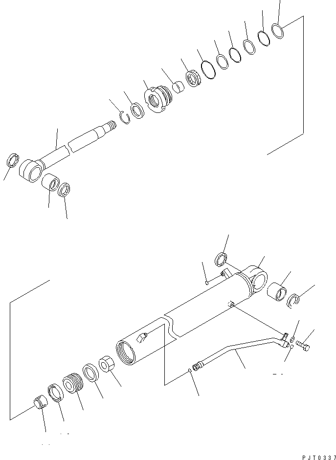 Excavators Komatsu / PC78US-6 S/N 4001-UP(pc78us0r) / BOOM CYLINDER (ARM CRANE SPEC.) (INNER PARTS)(480200 : Y1620-01A5)