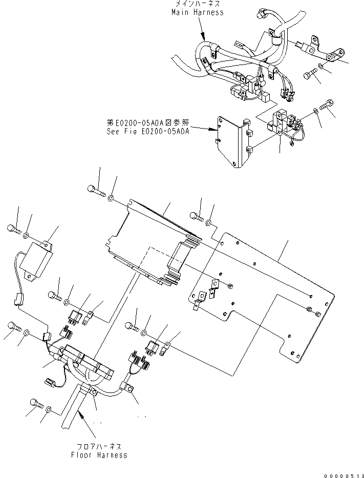 Excavators Komatsu / PC78US-6 S/N 4001-UP (For Norway)(pc78us1c) / ELECTRICAL (SAFETY EQUIPMENT) (1/2) (NORWAY SPEC.)(#5501-6500)(120090 : E0200-04A1A)