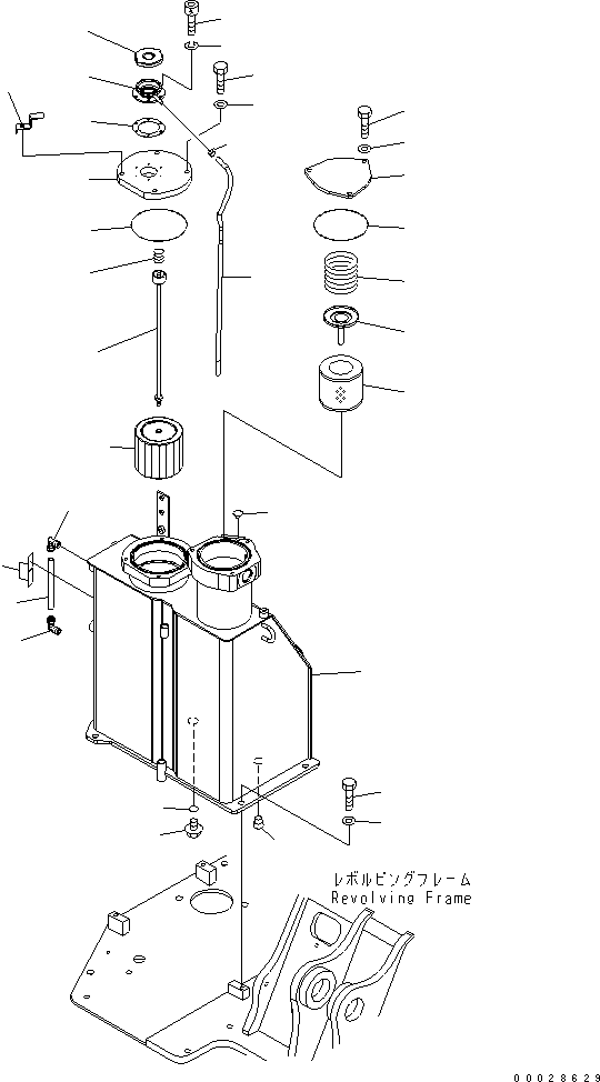 Excavators Komatsu / PC78US-6 S/N 4001-UP (For Norway)(pc78us1c) / HYDRAULIC TANK(#6501-)(150020 : H0110-01A0A)