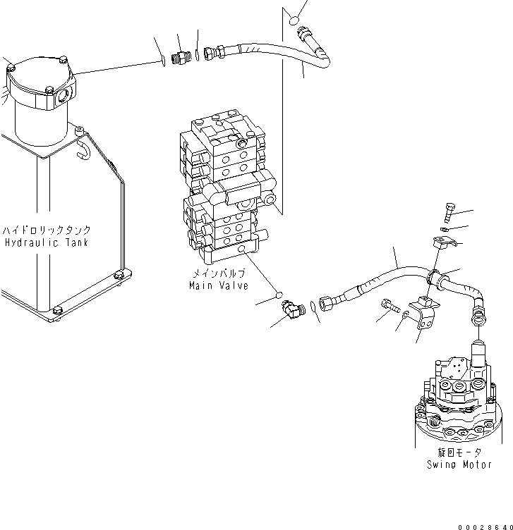 Excavators Komatsu / PC78US-6 S/N 4001-UP (For Norway)(pc78us1c) / RETURN LINE(#6501-)(150210 : H0330-01A0A)