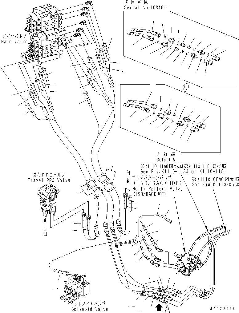 Excavators Komatsu / PC78US-6 S/N 4001-UP (For Norway)(pc78us1c) / P.P.C MAIN LINE (1/4) (BACKHOE)(#6501-)(150530 : H1840-01A7A)