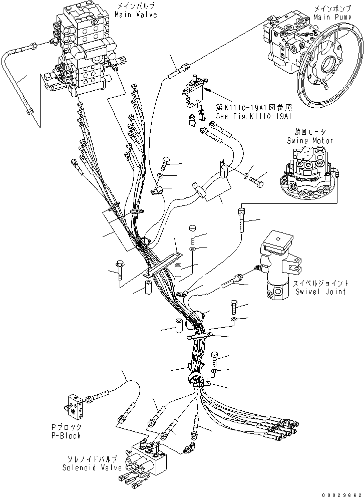 Excavators Komatsu / PC78US-6 S/N 4001-UP (For Norway)(pc78us1c) / P.P.C MAIN LINE (2/4) (BLADE)(#4001-6500)(150580 : H1840-02A2)
