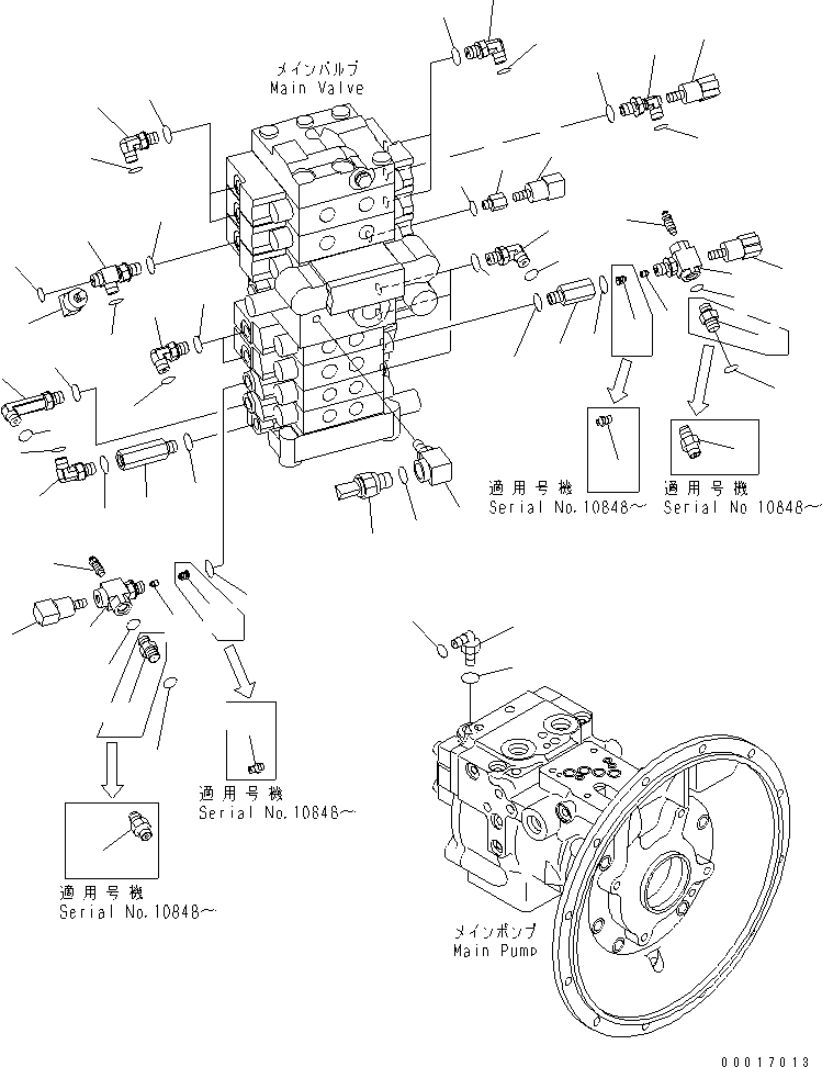 Excavators Komatsu / PC78US-6 S/N 4001-UP (For Norway)(pc78us1c) / P.P.C MAIN LINE (4/4) (BLADE)(#6501-)(150640 : H1840-04A2A)