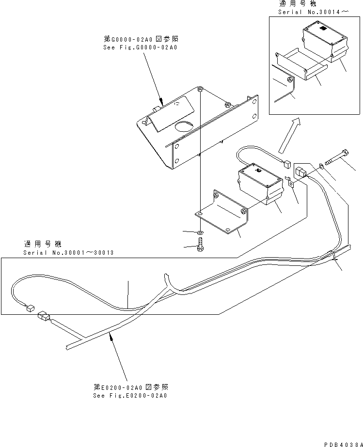 Excavators Komatsu / PC800-6 S/N 30001-UP(pc800-6c) / TRAVEL ALARM(#30001-30999)(120220 : E0420-01A0)