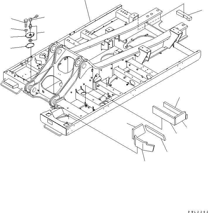 Excavators Komatsu / PC800-6 S/N 30001-UP(pc800-6c) / REVOLVING FRAME(#30175-30999)(210020 : J1110-01A0A)