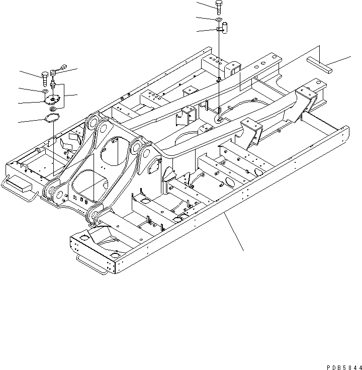 Excavators Komatsu / PC800-6 S/N 30001-UP(pc800-6c) / REVOLVING FRAME (WITH DRIFT PRIVENTIVE)(#30049-30174)(210030 : J1110-01A1)