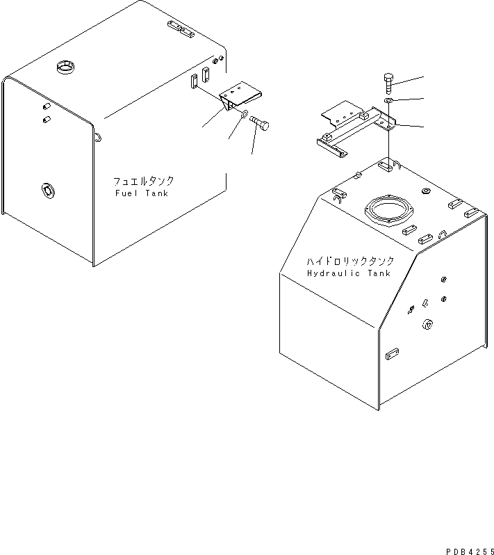 Excavators Komatsu / PC800-6 S/N 30001-UP(pc800-6c) / COVER (UPPER) (AROUND TANK) (MACHINE CAB)(#30001-30999)(270200 : M1210-02A0)