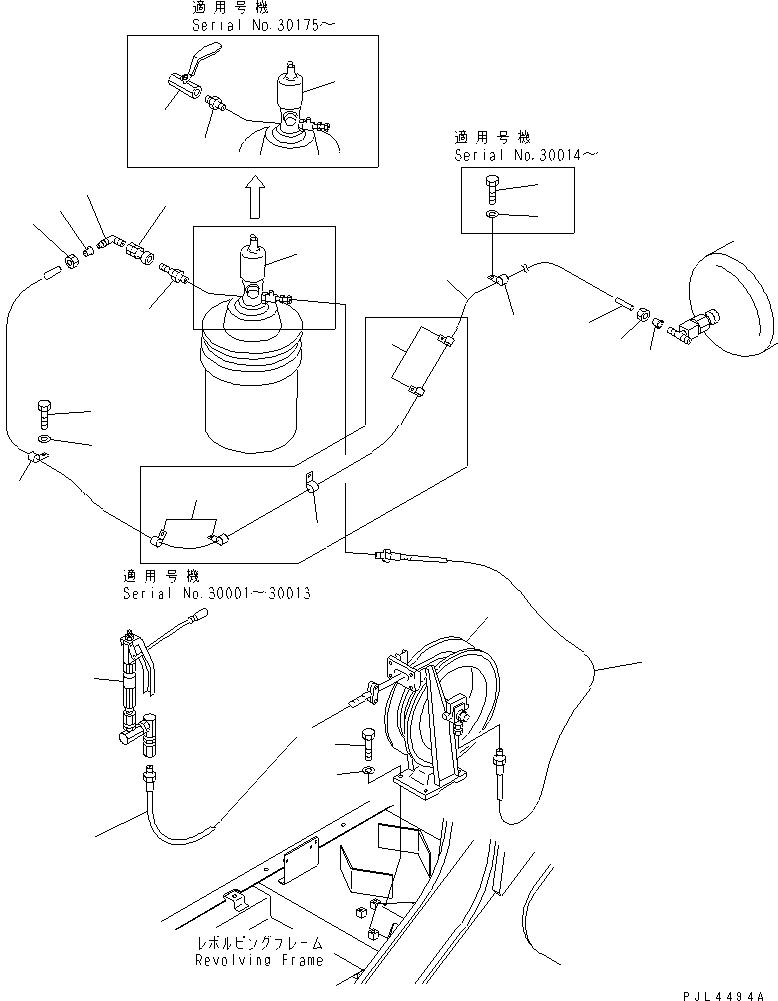 Excavators Komatsu / PC800-6 S/N 30001-UP(pc800-6c) / GREASE PUMP(#30001-30999)(480020 : W1117-01A0)