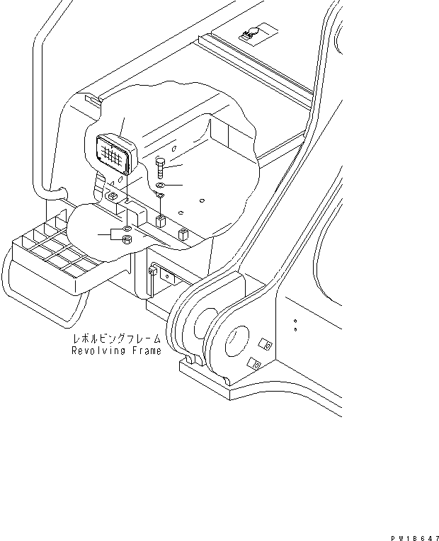Komatsu parts book diagram for PC800-7 S/N 40001-UP (Overseas Version): WIRING (WORKING LAMP)