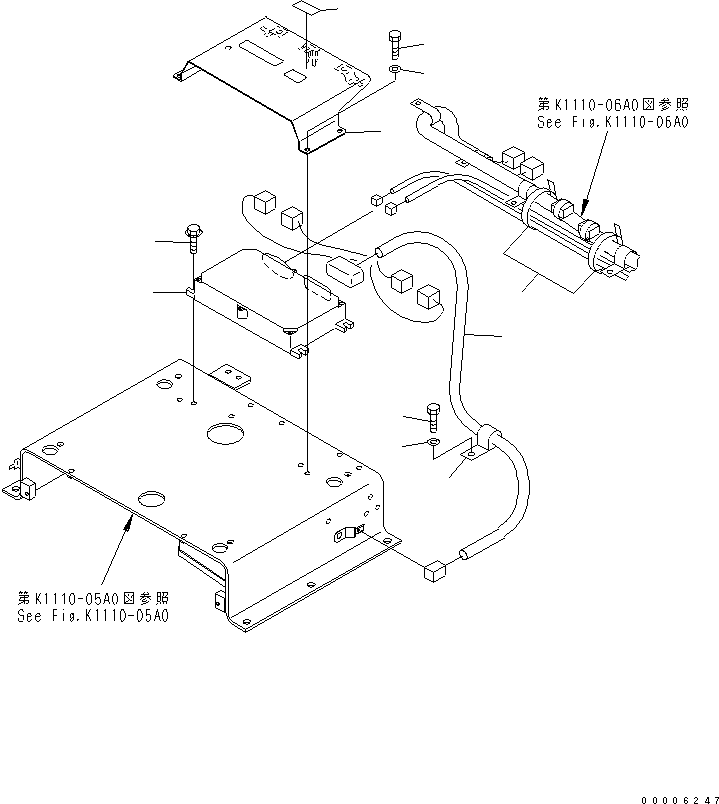 Komatsu parts book diagram for PC800-7 S/N 40001-UP (Overseas Version): KOMTRAX