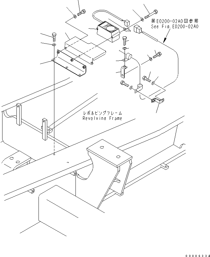 Komatsu parts book diagram for PC800-7 S/N 40001-UP (Overseas Version): TRAVEL ALARM (WITH ADDITIONAL FILTER AND WATER SEPARATOR)(#40069-)