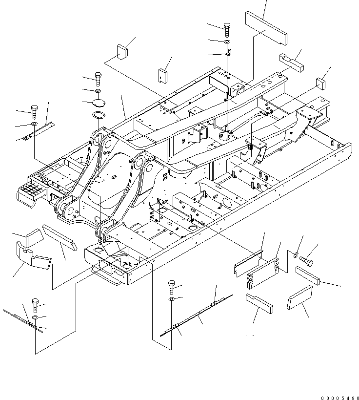 Komatsu parts book diagram for PC800-7 S/N 40001-UP (Overseas Version): REVOLVING FRAME (COLD WEATHER A SPEC.OR ADD. FILTER AND WATER SEPARATOR)(#40001-40068)