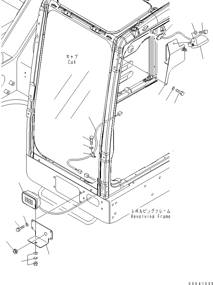 Excavators Komatsu / PC800LC-8R S/N 60001-UP (W/O EGR)(pc800l0c) / STEP LAMP AND FLASH LAMP(120190 : E0310-01A2)