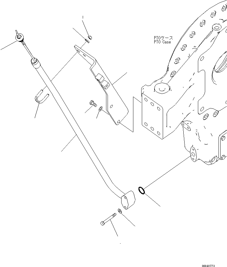Excavators Komatsu / PC800LC-8 S/N 50001-UP (ecot3)(pc800lcc) / POWER TAKE OFF (OIL CHECK GAUGE)(030160 : B0600-02A0)