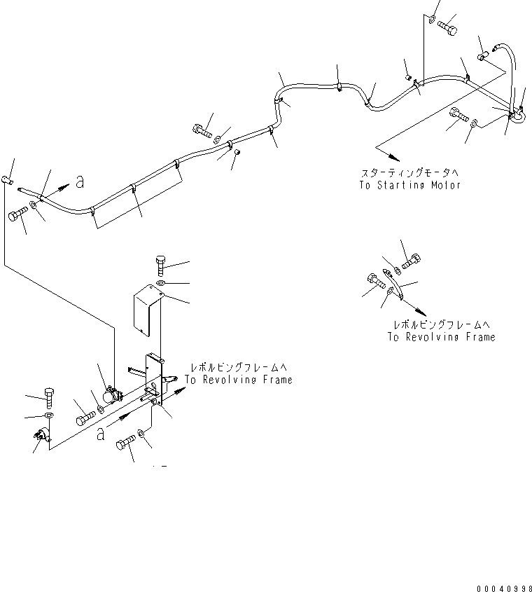 Excavators Komatsu / PC800LC-8 S/N 50001-UP (ecot3)(pc800lcc) / WIRING HARNESS (STARTING HARNESS)(120060 : E0200-01A0)