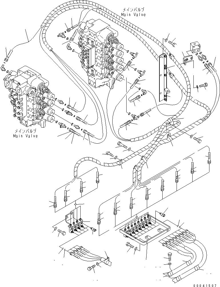 Excavators Komatsu / PC800LC-8 S/N 50001-UP (ecot3)(pc800lcc) / PPC PIPING JOINT (JOINT) (FOR BACKHOE)(150830 : H1835-01A0)