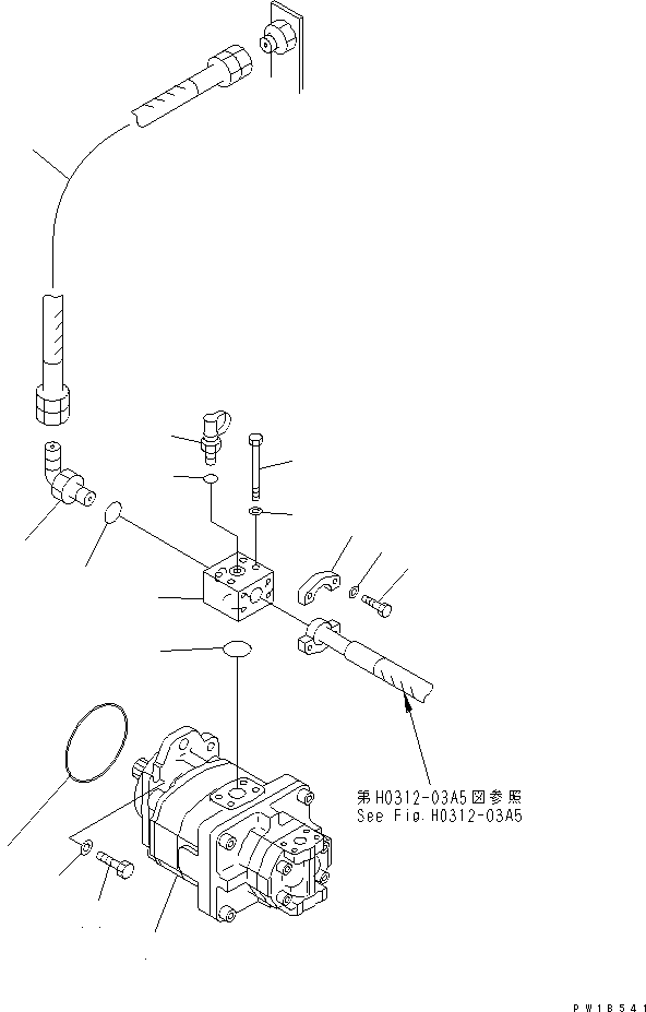 Excavators Komatsu / PC800SE-6-AM S/N 30001-UP(pc800s0r) / GEAR PUMP (JOINT PARTS)(#31001-)(150150 : H0240-01A1)