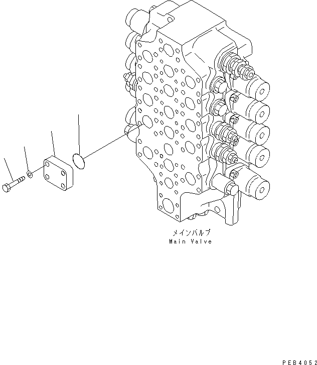 Excavators Komatsu / PC800SE-6-AM S/N 30001-UP(pc800s0r) / SERVICE PORT PLUG(150330 : H1223-01A0)