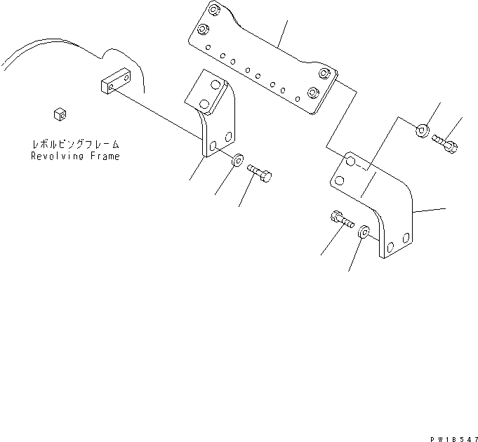 Excavators Komatsu / PC800SE-6-AM S/N 30001-UP(pc800s0r) / BOOM FOOT BRACKET(#31001-)(150360 : H1230-01A3)