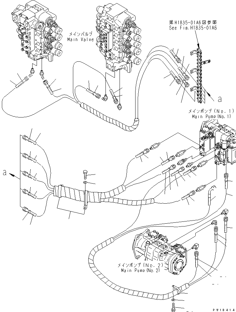 Excavators Komatsu / PC800SE-6-AM S/N 30001-UP(pc800s0r) / OLSS LINE(#31001-)(150400 : H1810-01A1)