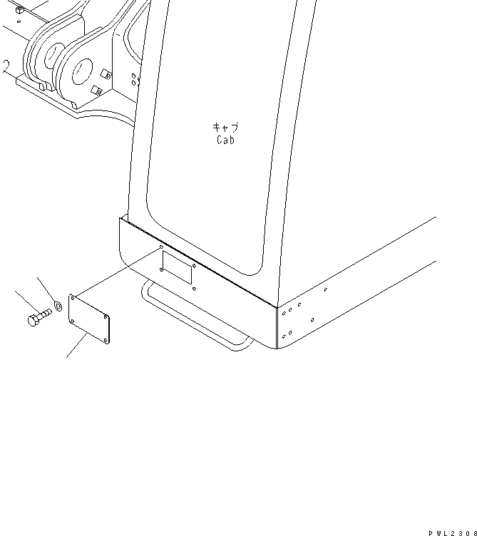 Excavators Komatsu / PC800SE-6-AM S/N 30001-UP(pc800s0r) / LOWER WIPER LESS(#30175-)(210230 : K0340-01A0)