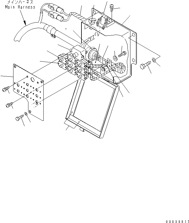 Komatsu parts book diagram for PC800SE-8 S/N 50001-UP (ecot3): WIRING HARNESS (CIRCUIT BREAKER)(#50001-55000)