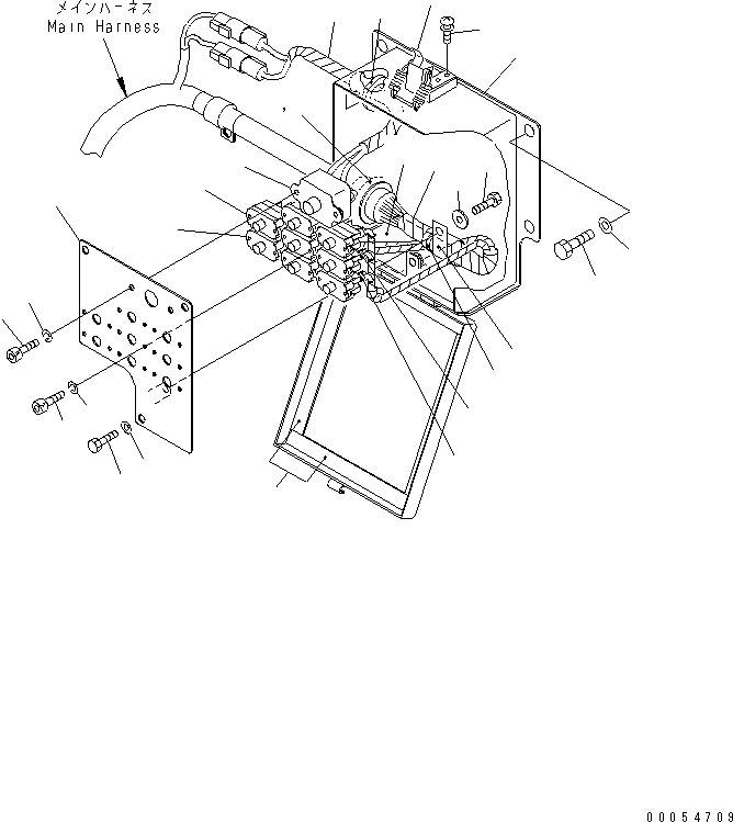 Komatsu parts book diagram for PC800SE-8 S/N 50001-UP (ecot3): WIRING HARNESS (CIRCUIT BREAKER)(#55001-)