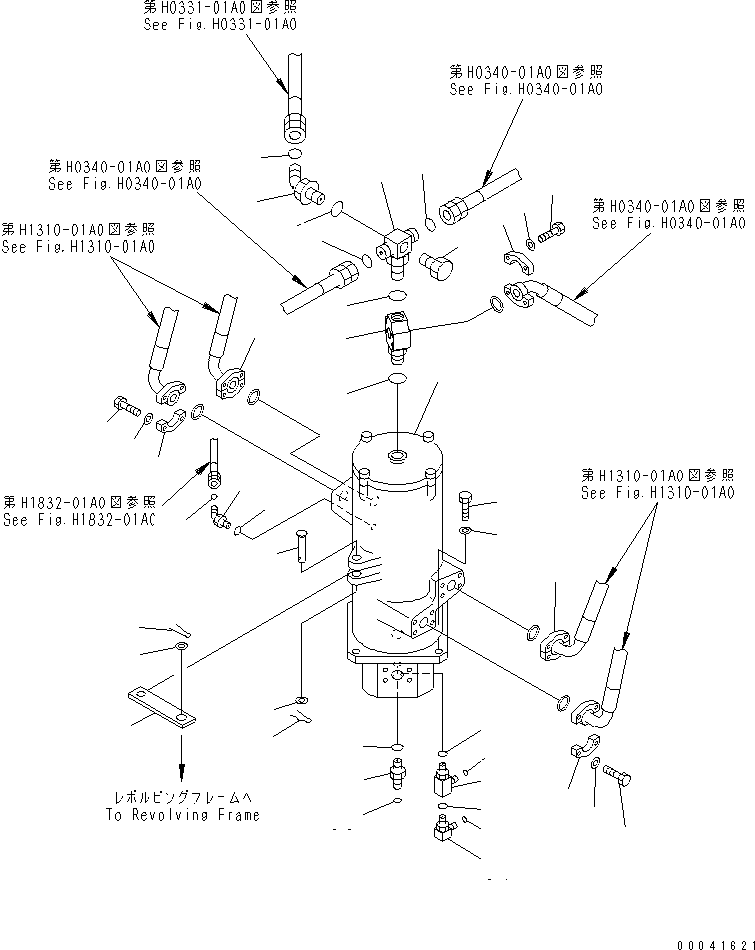 Excavators Komatsu / PC800SE-8 S/N 50001-UP (ecot3)(pc800s2c) / SWIVEL JOINT (CONNECTING PARTS)(270110 : N1310-01A0)