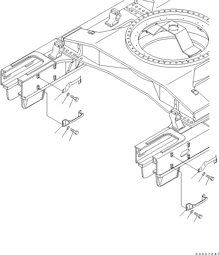 Excavators Komatsu / PC800SE-8 S/N 50001-UP (ecot3)(pc800s2c) / STEP (TRACK FRAME SIDE)(#50001-55307)(330410 : R1170-01A0)