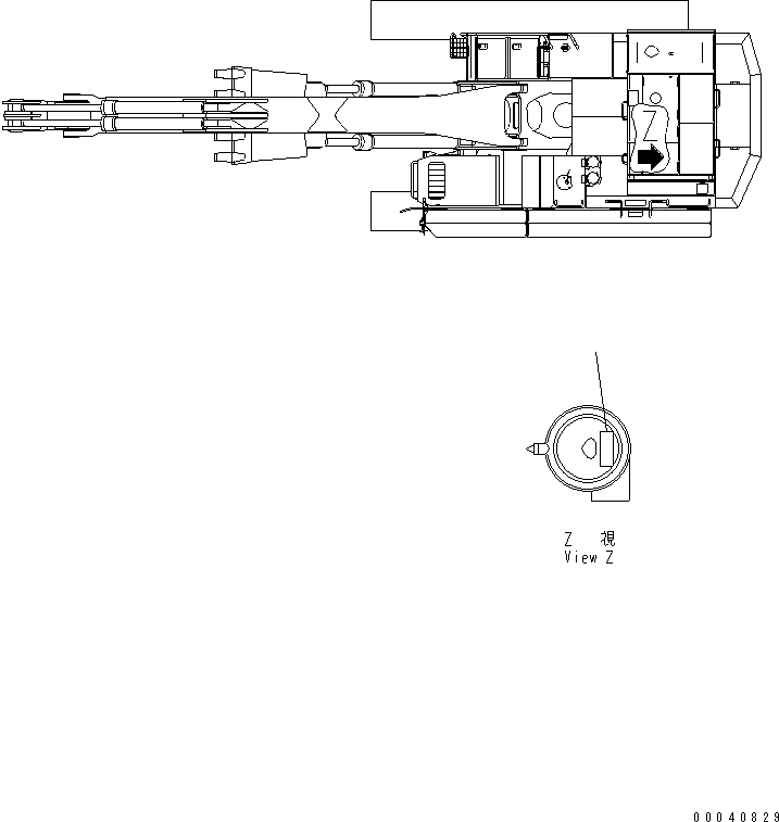 Komatsu parts book diagram for PC800SE-8 S/N 50001-UP (ecot3): PLATE (AIR CLEANER ? DOUBLE ELEMENT) (INDONESIAN)