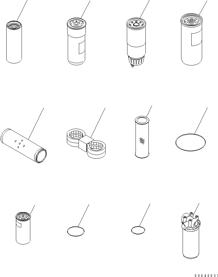 Excavators Komatsu / PC800SE-8 S/N 50001-UP (ecot3)(pc800s2c) / SPARE PARTS(#50001-55000)(420010 : V0100-01A0)