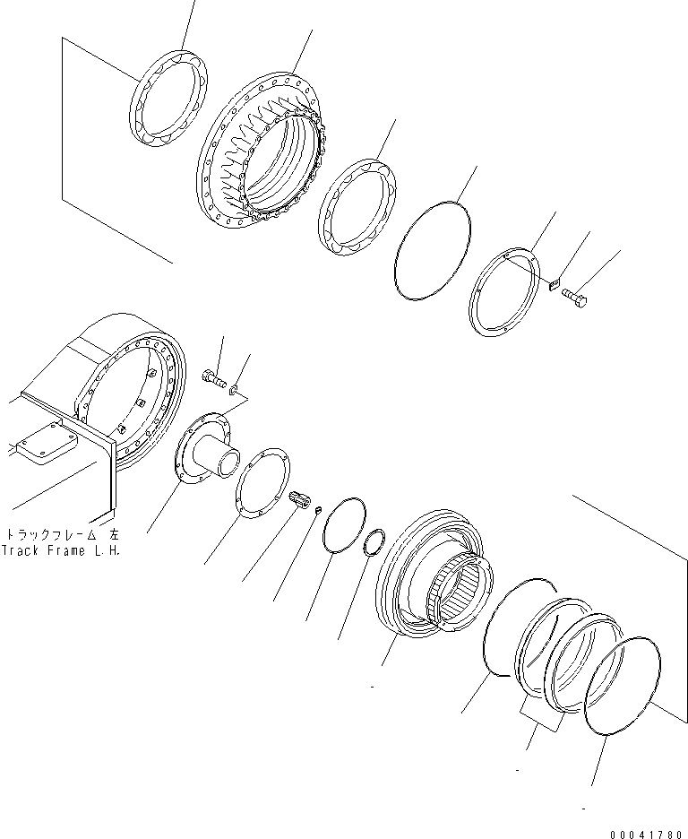 Excavators Komatsu / PC800SE-8 S/N 50001-UP (ecot3)(pc800s2c) / FINAL DRIVE ASS
