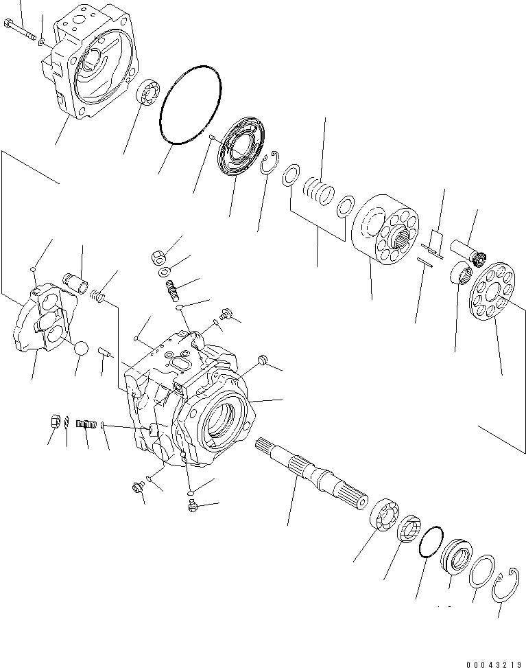 Excavators Komatsu / PC800SE-8 S/N 50001-UP (ecot3)(pc800s2c) / MAIN PUMP (10/15)(#50001-55221)(480330 : Y1600-10A0)