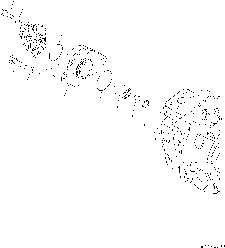 Excavators Komatsu / PC800SE-8 S/N 50001-UP (ecot3)(pc800s2c) / MAIN PUMP (14/15)(#55222-)(480420 : Y1600-14A0A)