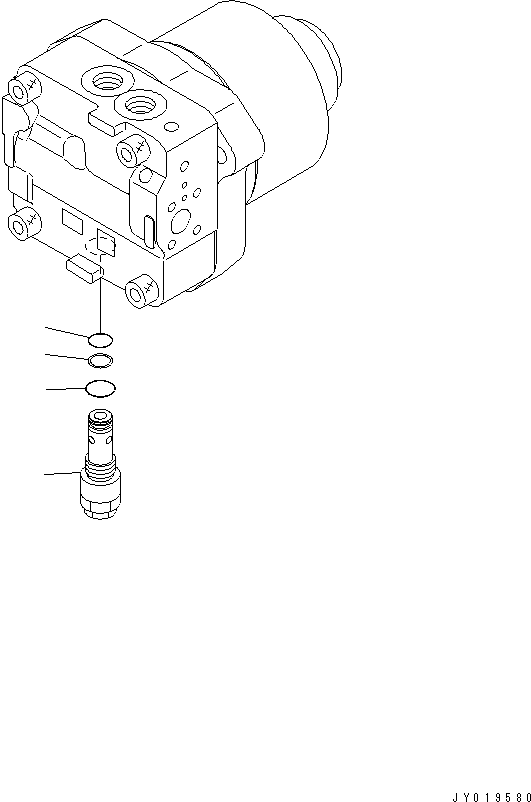 Komatsu parts book diagram for PC800SE-8 S/N 50001-UP (ecot3): FAN MOTOR (3/3)