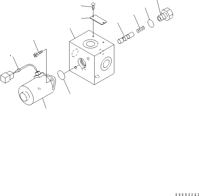 Excavators Komatsu / PC800SE-8 S/N 50001-UP (ecot3)(pc800s2c) / SOLENOID VALVE (INNER PARTS)(#55270-)(480980 : Y1861-01A0A)